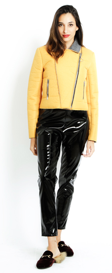 Fashion padded jackets and coats for women, created and designed in Italy for wholesale fashion distributors in the United States of America, Middle East, Asia and Europe market