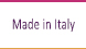 Made in Italy clothing